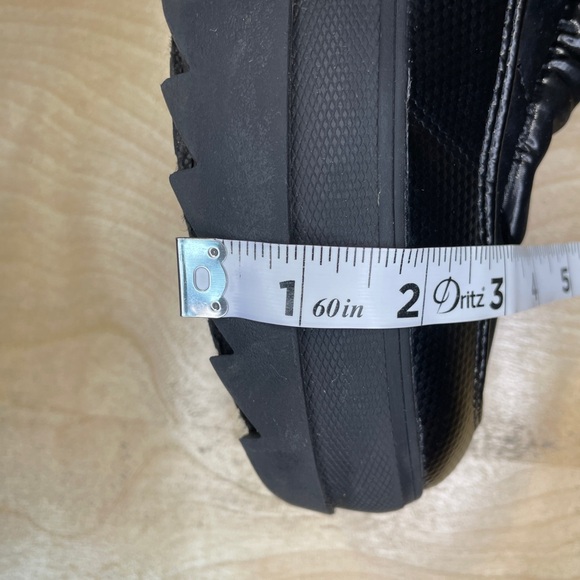 Juicy Couture Veronica Logo Puffer Platform Ankle Boots - Black - Picture 10 of 12